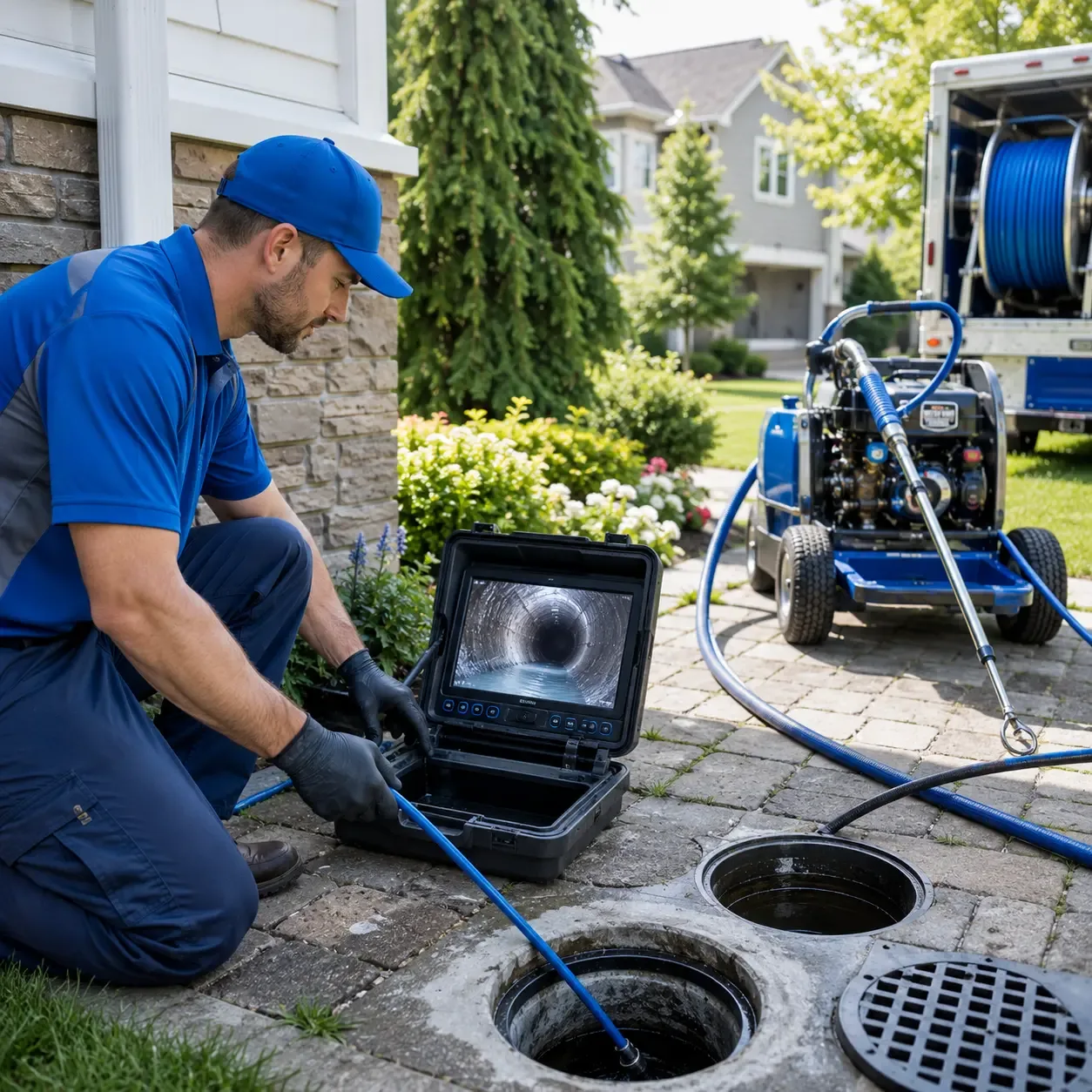 Outdoor drain cleaning professionals serving Ware Shoals, SC